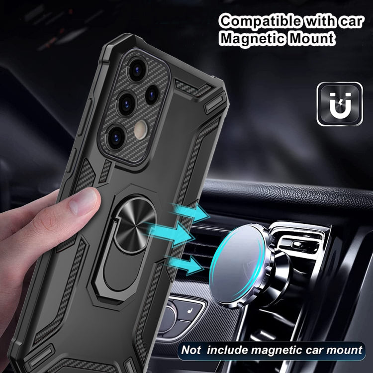 For Samsung Galaxy A52 5G / 4G Warship Armor 2 in 1 Shockproof Phone Case(Black) - Galaxy Phone Cases by buy2fix | Online Shopping UK | buy2fix