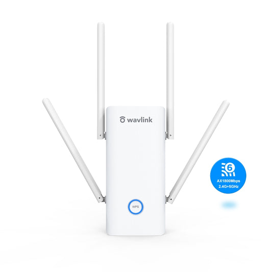 Wavlink AERIAL D4X AX1800Mbps Dual Frequency WiFi Signal Amplifier WiFi6 Extender(EU Plug) by WAVLINK
