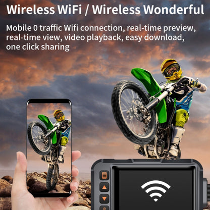 SE65 Dual 1080P Waterproof HD Motorcycle DVR, Support WiFi / GPS / Cycling Video - In Car by buy2fix | Online Shopping UK | buy2fix