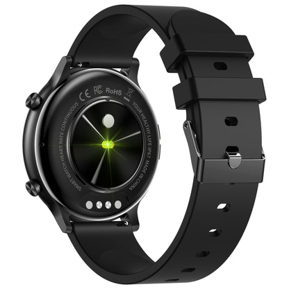 HT12 1.32 inch Silicone Band IP67 Waterproof Smart Watch, Support Bluetooth Calling / Sleep Monitoring(Black) - Smart Wear by buy2fix | Online Shopping UK | buy2fix