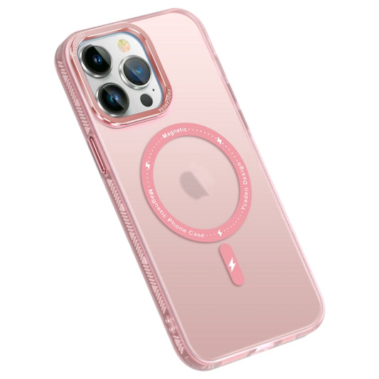 For iPhone 13 Pro Max Colorful Series TPU+PC Magsafe Magnetic Phone Case(Pink) - iPhone 13 Pro Max Cases by buy2fix | Online Shopping UK | buy2fix
