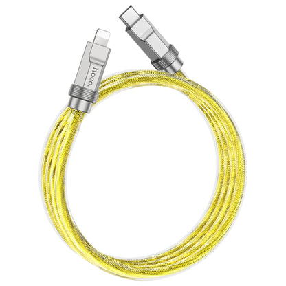 hoco U113 PD 20W USB-C/Type-C to 8 Pin Silicone Data Cable, Length: 1m(Gold) - 2 in 1 Cable by hoco | Online Shopping UK | buy2fix