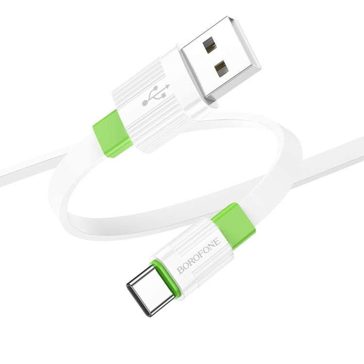 Borofone BX89 USB to Type-C Union 3A Charging Data Cable, Length:1m(White Gray) -  by Borofone | Online Shopping UK | buy2fix