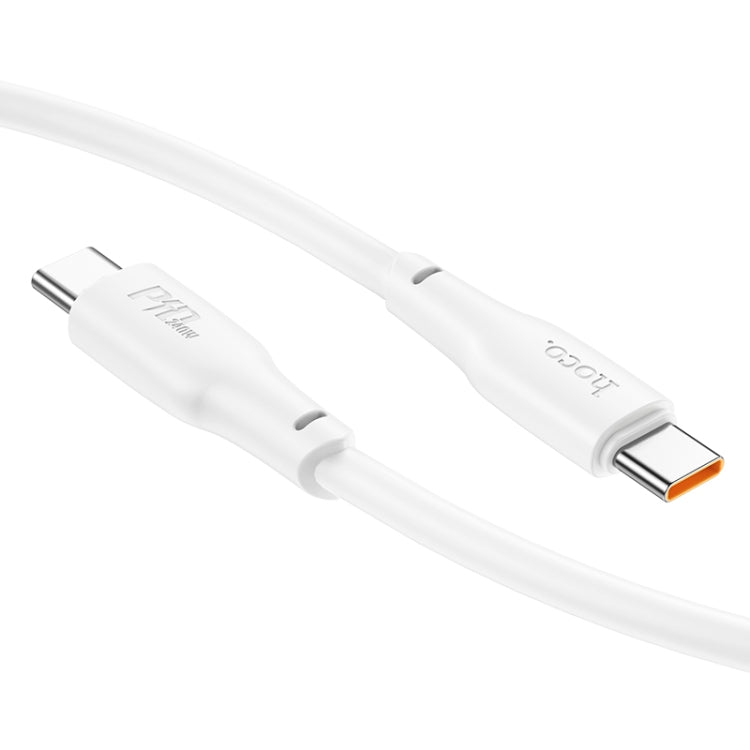 hoco X93 240W USB-C/Type-C to USB-C/Type-C Fast Charge Data Cable, Length:2m(White) -  by hoco | Online Shopping UK | buy2fix