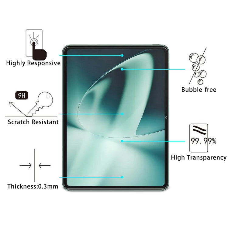 For OnePlus Pad 11.6 inch 25pcs 0.3mm 9H Explosion-proof Tempered Tablet Glass Film - Others by buy2fix | Online Shopping UK | buy2fix