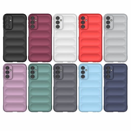 For Samsung Galaxy A24 5G / A24 4G Magic Shield TPU + Flannel Phone Case(Red) by buy2fix