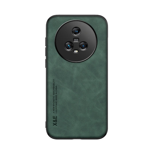 For Honor Magic5 / Magic5 Pro Lamba Skin Feel Magnetic Leather Phone Case(Green) by buy2fix