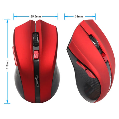 HXSJ X50 2.4G 6 Keys 1600DPI Three-speed Adjustable Wireless Mouse(Red) -  by HXSJ | Online Shopping UK | buy2fix