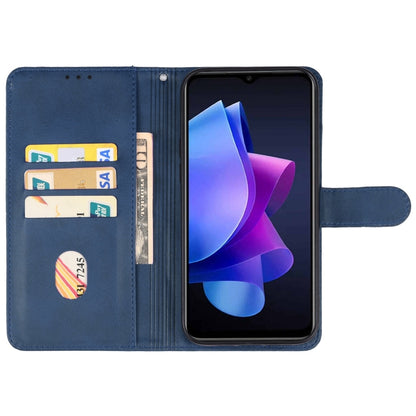 For TECNO Spark Go 2023 Leather Phone Case(Blue) - Tecno Cases by buy2fix | Online Shopping UK | buy2fix