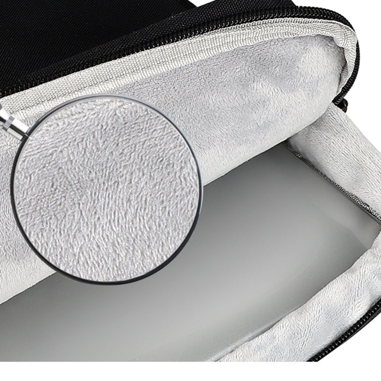 ST11 Polyester Thickened Laptop Bag, Size:15.6 inch(Silver Gray) - 15.6 - 17 inch by buy2fix | Online Shopping UK | buy2fix