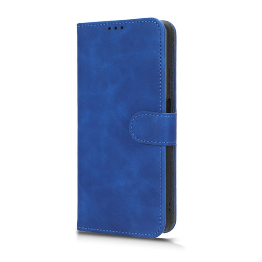 For Realme C55 Skin Feel Magnetic Flip Leather Phone Case(Blue) by buy2fix