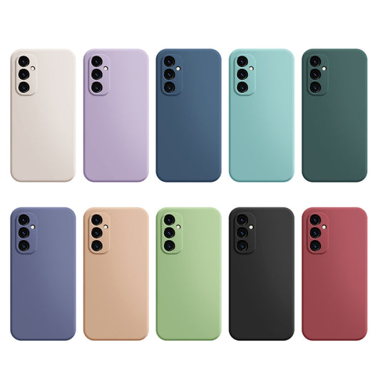 For Samsung Galaxy A34 5G Imitation Liquid Silicone Phone Case(Purple) by buy2fix