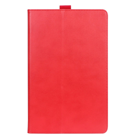 For Lenovo Tab P11 Pro Gen2 11.2 2022 TB132/138 Embossed Front Stand Leather Smart Tablet Case(Red) by buy2fix