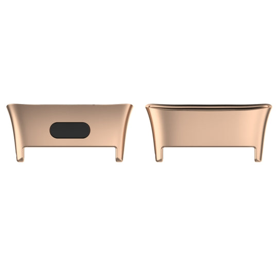 For Xiaomi Redmi Watch 3 / Mi Watch Lite 3 1 Pair Metal Watch Band Connector(Rose Gold)