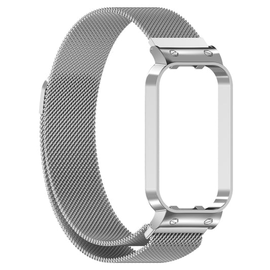 For Redmi Band 2 2 in 1 Milan Metal Watch Band(Silver) by buy2fix