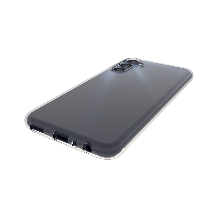 For Samsung Galaxy M34 5G Waterproof Texture TPU Phone Case(Transparent) by buy2fix