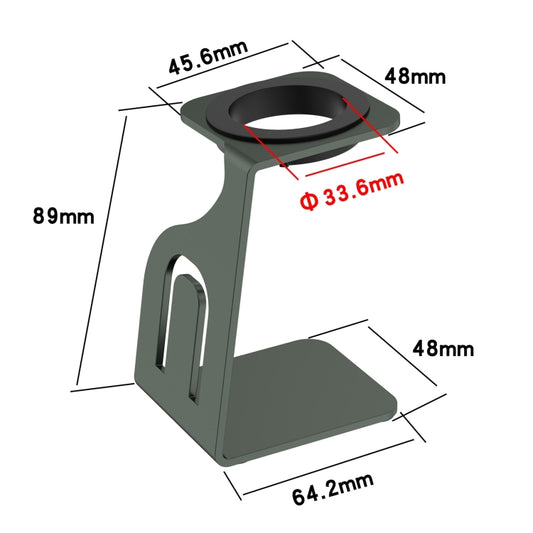 For Samsung Galaxy Watch4 / Watch3 / Active2 / Active Aluminum Alloy Metal Watch Charging Stand without Charger by buy2fix