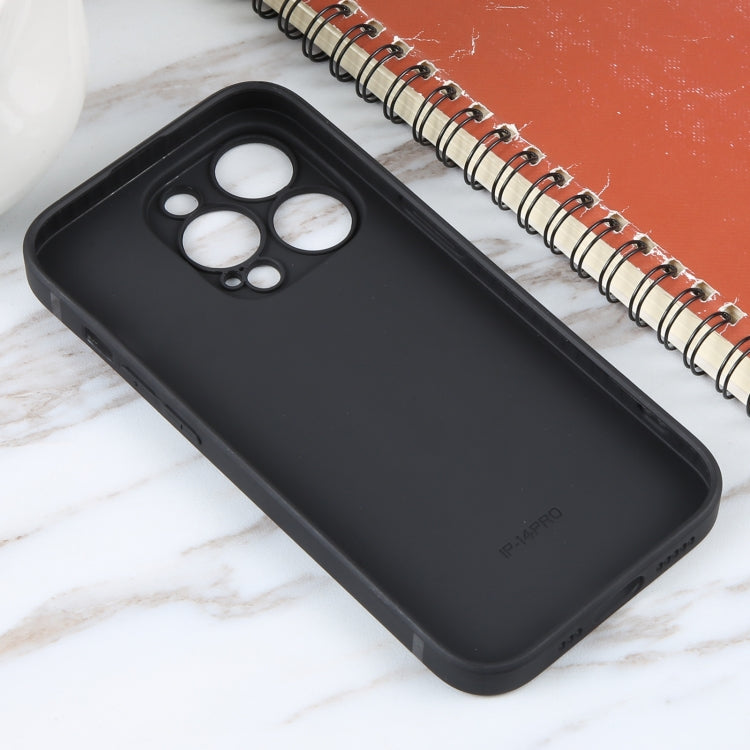 For iPhone 11 Pro Astronaut Pattern Silicone Straight Edge Phone Case(Planet Landing-Black) by buy2fix