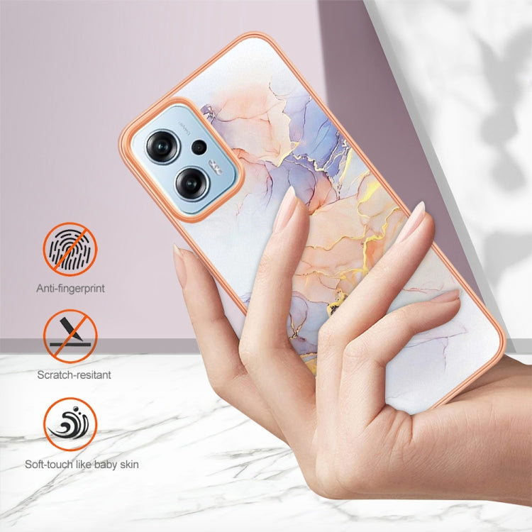 For Xiaomi Redmi Note 11T Pro Electroplating IMD TPU Phone Case(White Marble) by buy2fix