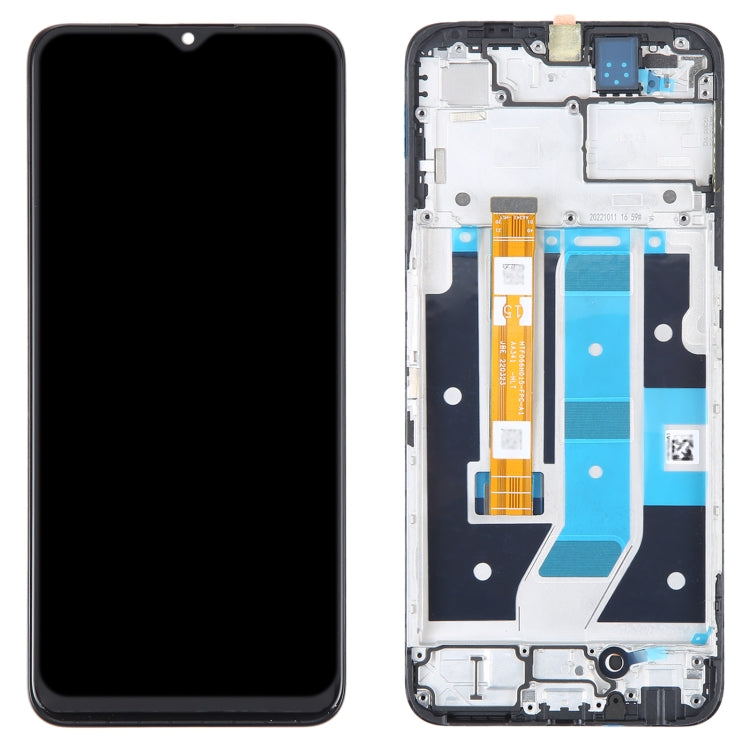 OEM LCD Screen For OPPO A58 / A78 Digitizer Full Assembly With Frame - Repair & Spare Parts by buy2fix | Online Shopping UK | buy2fix