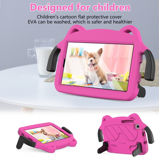For Samsung Galaxy Tab A7 Lite 8.7 T220 / T225 Ice Baby EVA Shockproof Hard PC Tablet Case(Rose Red) by buy2fix