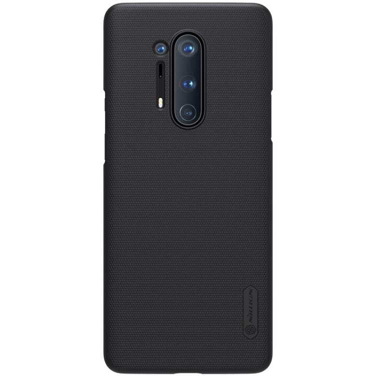 For OnePlus 8 Pro NILLKIN Frosted Concave-convex Texture PC Protective Case(Black) - OnePlus Cases by NILLKIN | Online Shopping UK | buy2fix