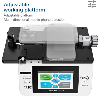 TBK-207 Portable Intelligent Air Tightness Detector Built-in Vacuum Pump(EU Plug) - Repair & Spare Parts by TBK | Online Shopping UK | buy2fix
