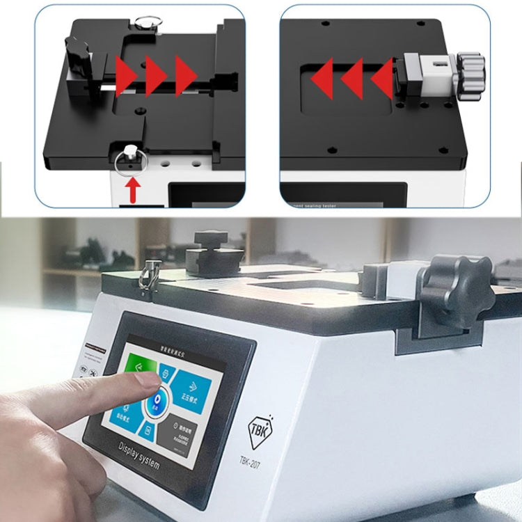 TBK-207 Portable Intelligent Air Tightness Detector Built-in Vacuum Pump(UK Plug) - Repair & Spare Parts by TBK | Online Shopping UK | buy2fix