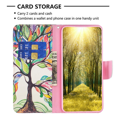 For Samsung Galaxy M14 5G Colored Drawing Pattern Leather Phone Case(Tree Life) - Galaxy Phone Cases by buy2fix | Online Shopping UK | buy2fix