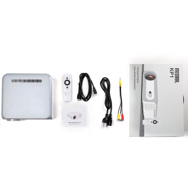 MECOOL KP1 1920x1080P 700ANSI Lumens Portable Mini LCD Smart Projector(EU Plug) by MECOOL