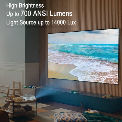 MECOOL KP1 1920x1080P 700ANSI Lumens Portable Mini LCD Smart Projector(EU Plug) by MECOOL