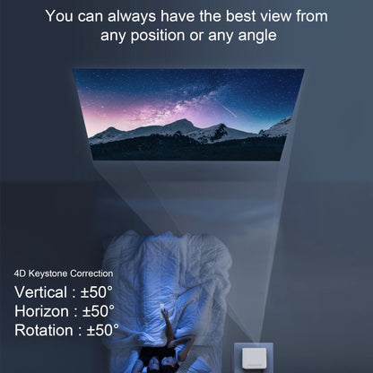 MECOOL KP1 1920x1080P 700ANSI Lumens Portable Mini LCD Smart Projector(EU Plug) by MECOOL