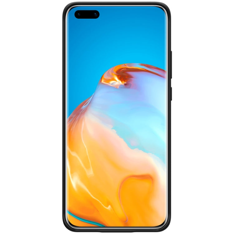 For Huawei P40 Pro NILLKIN Feeling Series Shockproof Liquid Silicone Protective Case(Black) - Huawei Cases by NILLKIN | Online Shopping UK | buy2fix