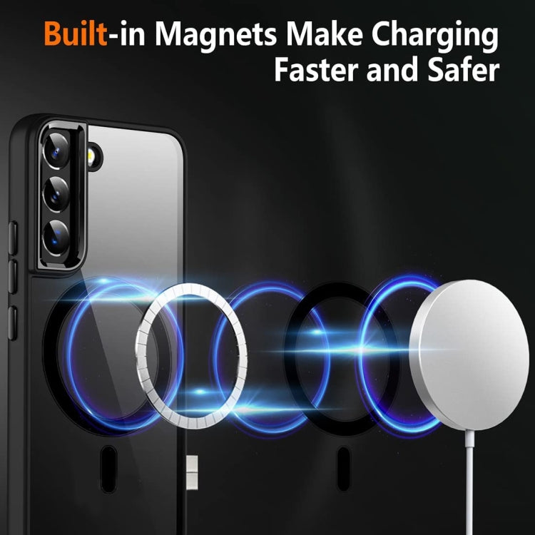 For Samsung Galaxy S23+ 5G Acrylic PC MagSafe Magnetic Phone Case(Black) - Galaxy S23+ 5G Cases by buy2fix | Online Shopping UK | buy2fix