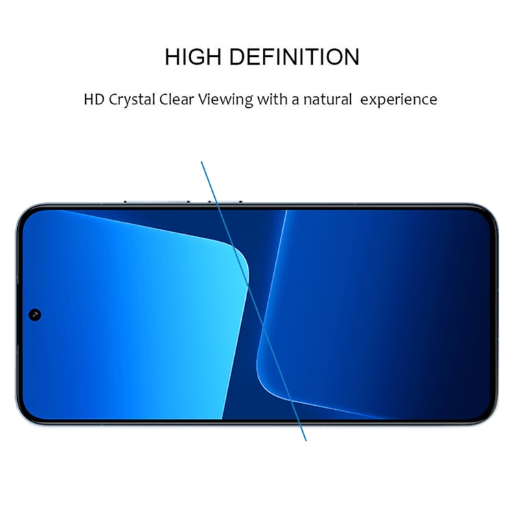 For Xiaomi 13 Ultra Edge Glue 9H HD 3D Curved Edge Tempered Glass Film(Black) - 13 Ultra Tempered Glass by buy2fix | Online Shopping UK | buy2fix