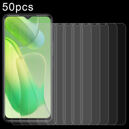 For Itel S18 50pcs 0.26mm 9H 2.5D Tempered Glass Film