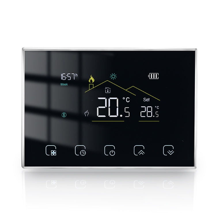 BHT-8000RF-VA- GA Wireless Smart LED Screen Thermostat Without WiFi, Specification:Water Heating - Consumer Electronics by buy2fix | Online Shopping UK | buy2fix