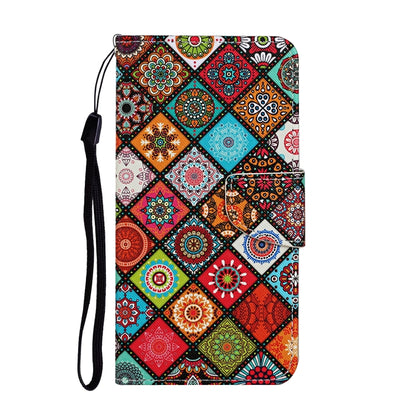 For Xiaomi Redmi 12C Colored Drawing Pattern Flip Leather Phone Case(Ethnic Style) - Xiaomi Cases by buy2fix | Online Shopping UK | buy2fix