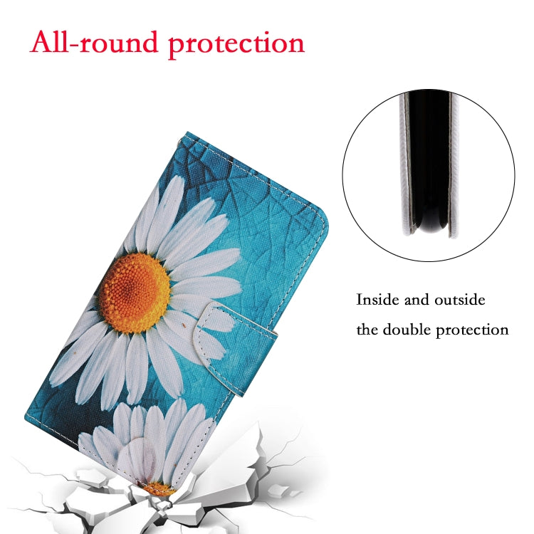 For Xiaomi Redmi Note 12 4G Global Colored Drawing Pattern Flip Leather Phone Case(Chrysanthemum) - Note 12 Cases by buy2fix | Online Shopping UK | buy2fix