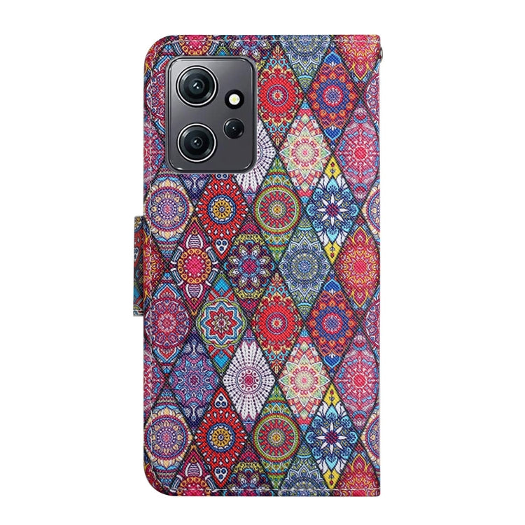 For Xiaomi Redmi Note 12 4G Global Colored Drawing Pattern Flip Leather Phone Case(Diamond Kaleidoscope) - Note 12 Cases by buy2fix | Online Shopping UK | buy2fix