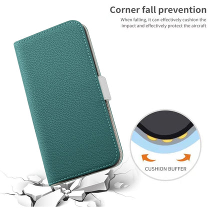 For Samsung Galaxy A24 4G Candy Color Litchi Texture Leather Phone Case(Dark Green) - Galaxy Phone Cases by buy2fix | Online Shopping UK | buy2fix