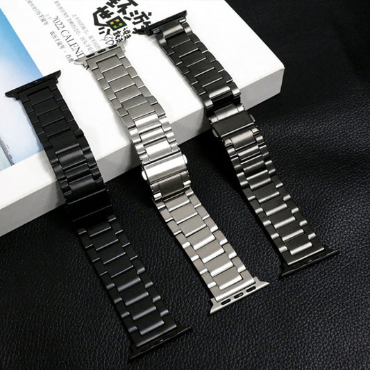 Quick Disassembly Titanium Alloy Watch Band For Apple Watch Ultra 49mm&Watch Ultra 2 49mm / Series 9&8&7 45mm / SE 3&SE 2&6&SE&5&4 44mm / 3&2&1 42mm (Gray) by buy2fix