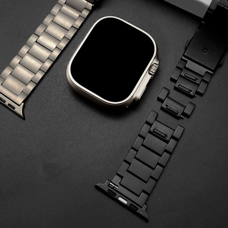 Quick Disassembly Titanium Alloy Watch Band For Apple Watch Series 9&8&7 41mm / SE 3&SE 2&6&SE&5&4 40mm / 3&2&1 38mm (Silver) by buy2fix
