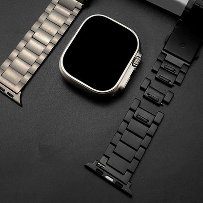 Quick Disassembly Titanium Alloy Watch Band For Apple Watch Series 9&8&7 41mm / SE 3&SE 2&6&SE&5&4 40mm / 3&2&1 38mm (Silver) by buy2fix