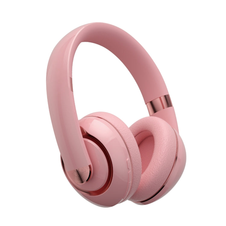 KE22 Folded Noise-cancelling Wireless Bluetooth Headphones(Pink) - Apple Accessories by buy2fix | Online Shopping UK | buy2fix