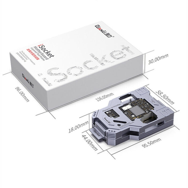 Qianli iSocket Motherboard Layered Test Fixture For iPhone 11 Series - Repair & Spare Parts by QIANLI | Online Shopping UK | buy2fix