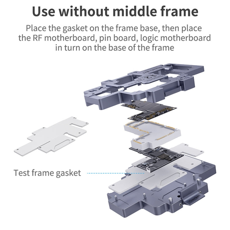 Qianli iSocket Motherboard Layered Test Fixture For iPhone 12 Series - Repair & Spare Parts by QIANLI | Online Shopping UK | buy2fix