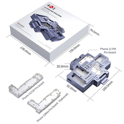 Qianli iSocket Motherboard Layered Test Fixture For iPhone 12 Series - Repair & Spare Parts by QIANLI | Online Shopping UK | buy2fix