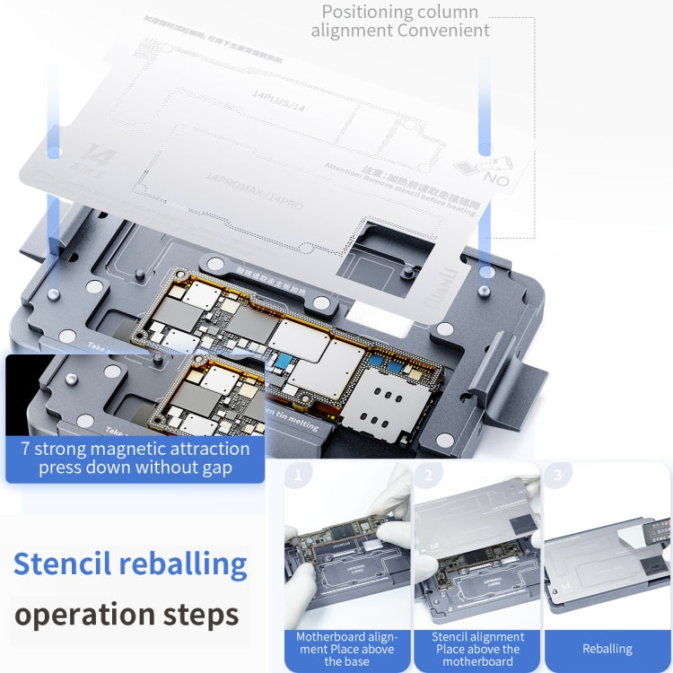 Qianli iSocket Motherboard Layered Test Fixture For iPhone 14 Series - Repair & Spare Parts by QIANLI | Online Shopping UK | buy2fix