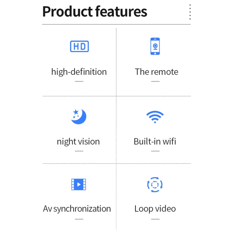 X2 Smart HD Mini WiFi Camera Support Night Vision & Motion Detection & TF Card by buy2fix